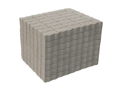 piso pré-moldados intertravado de concreto