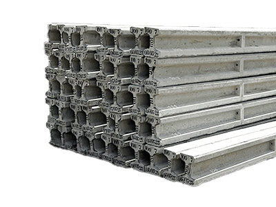 postes pré-moldados duplo t