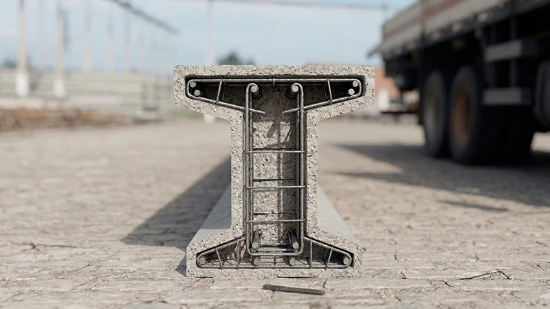 estrutura interna do poste